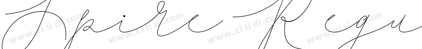 Spire Regular字体转换